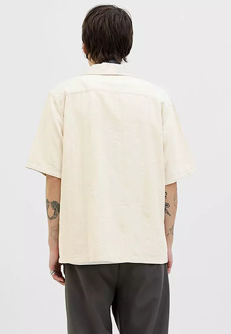 Short Sleeves Jacquard Resort Shirt