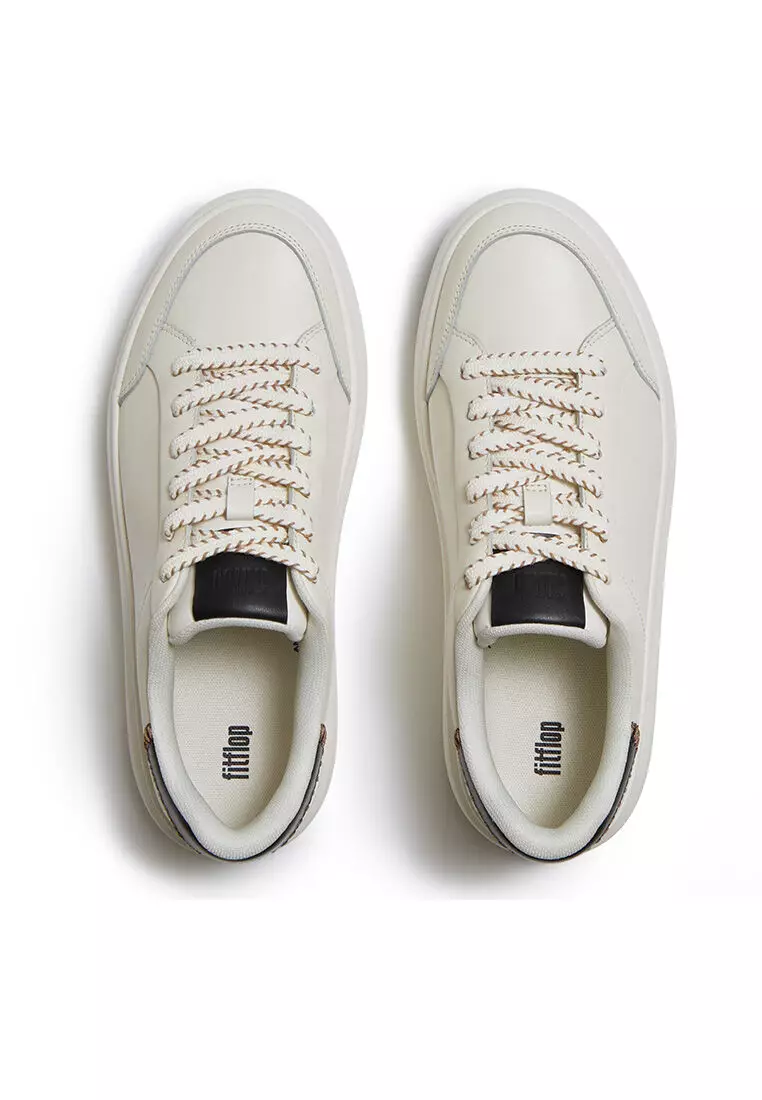 Rtg Blanket-Stitch Leather Sneakers