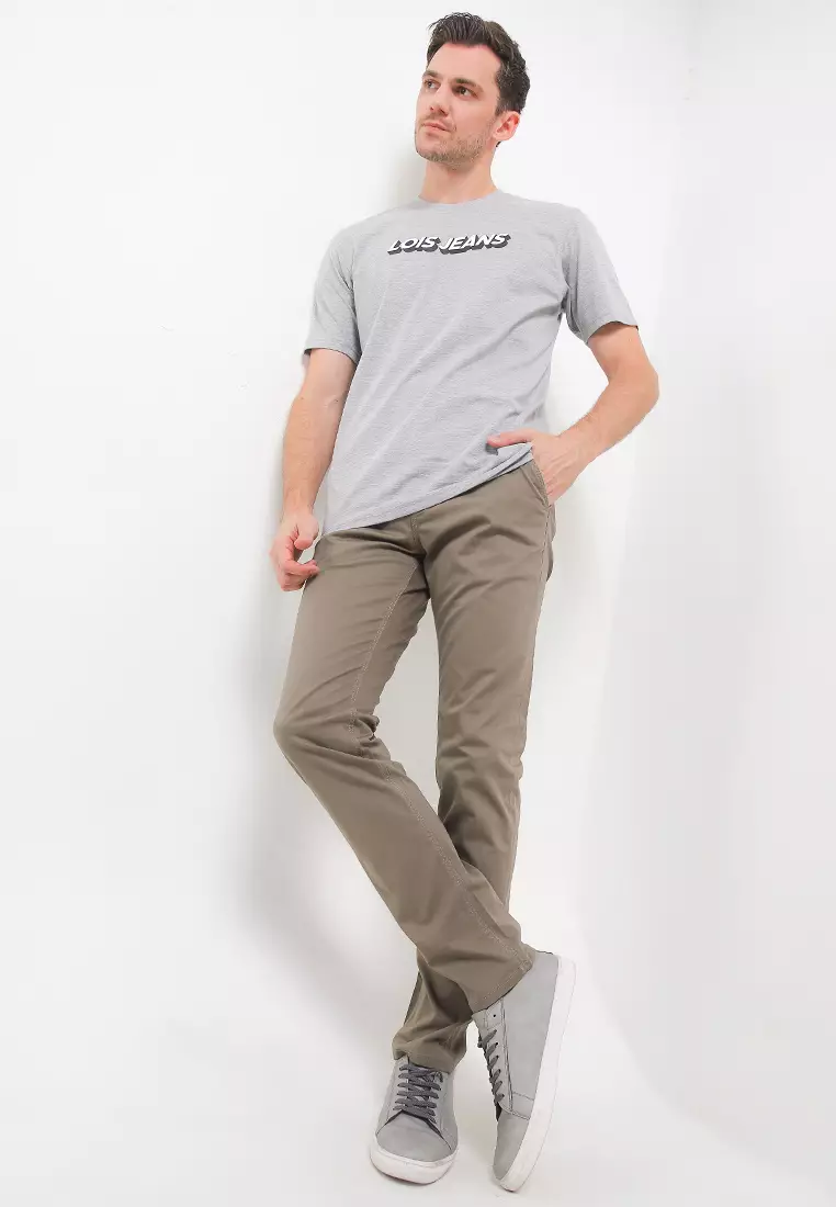 Slim Stretch Fit Chino Pants HSS010OL