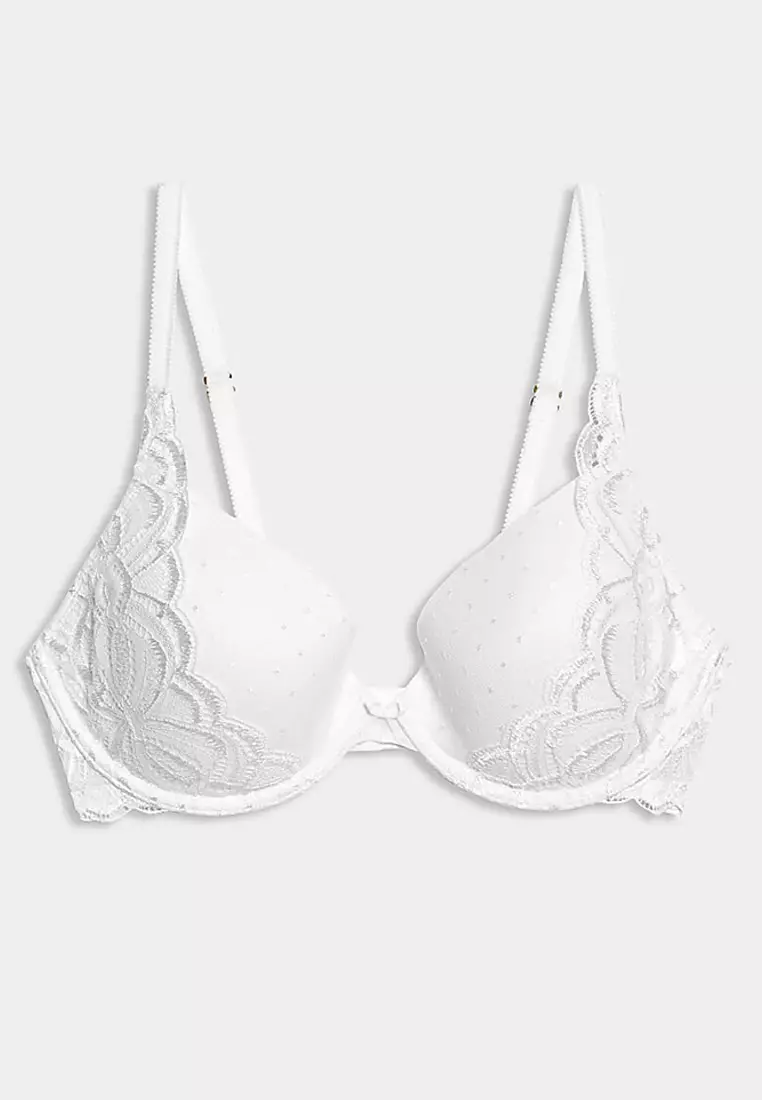 Amelia Lace Wired Plunge Bra