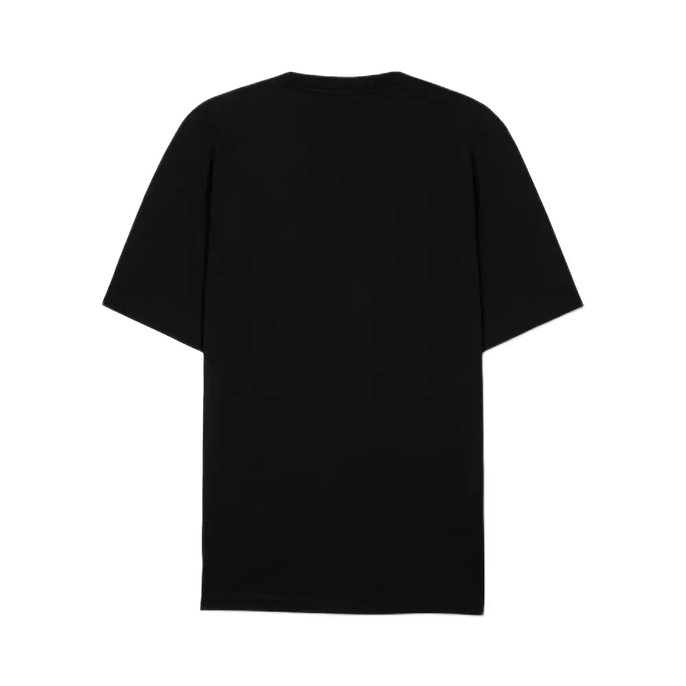 Embroidered Medusa Milano T-Shirt Black