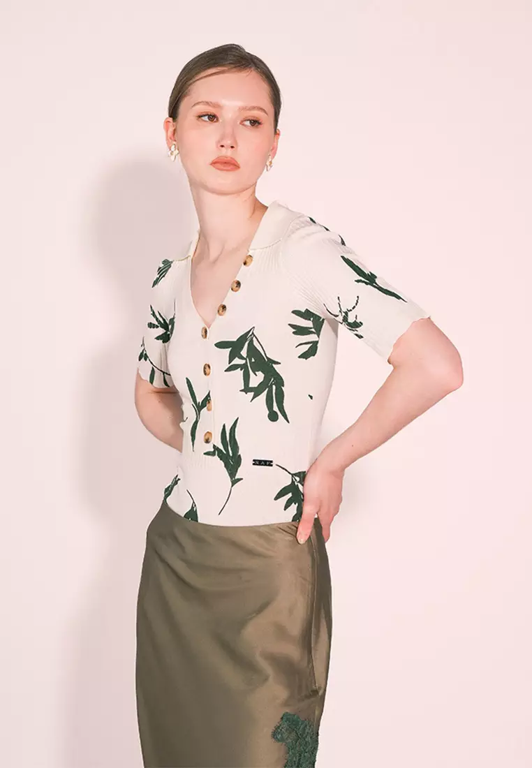 Catch Short Sleeve Bodysuit Printed