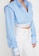 Trendyol blue Trendyol x Sagaza Studio Crop Shirt 70123AA9EB98EDGS_3