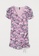 H&M pink and multi Draped Chiffon Dress D8CCCAA61487C5GS_4