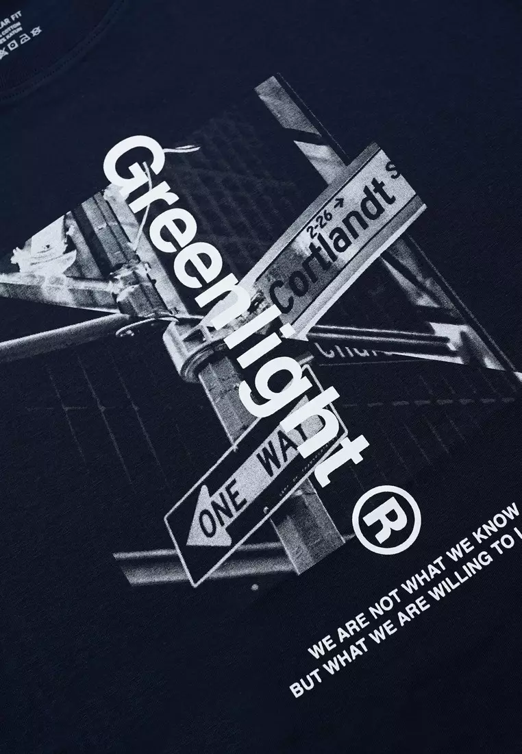 Greenlight Men's T-Shirt Short Sleeve Regular Fit Cotton Daon OL-C451224