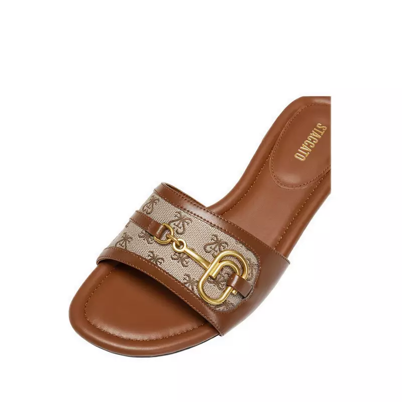 Staccato EDU25-CEF Women's Flat Sandals - Coffee