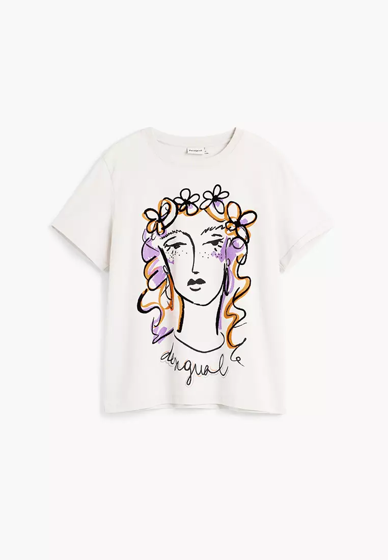 PRINTED FACE T-SHIRT