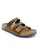 SoleSimple brown Ely - Camel Leather Sandals & Flip Flops & Slipper FCF13SH58D285AGS_2