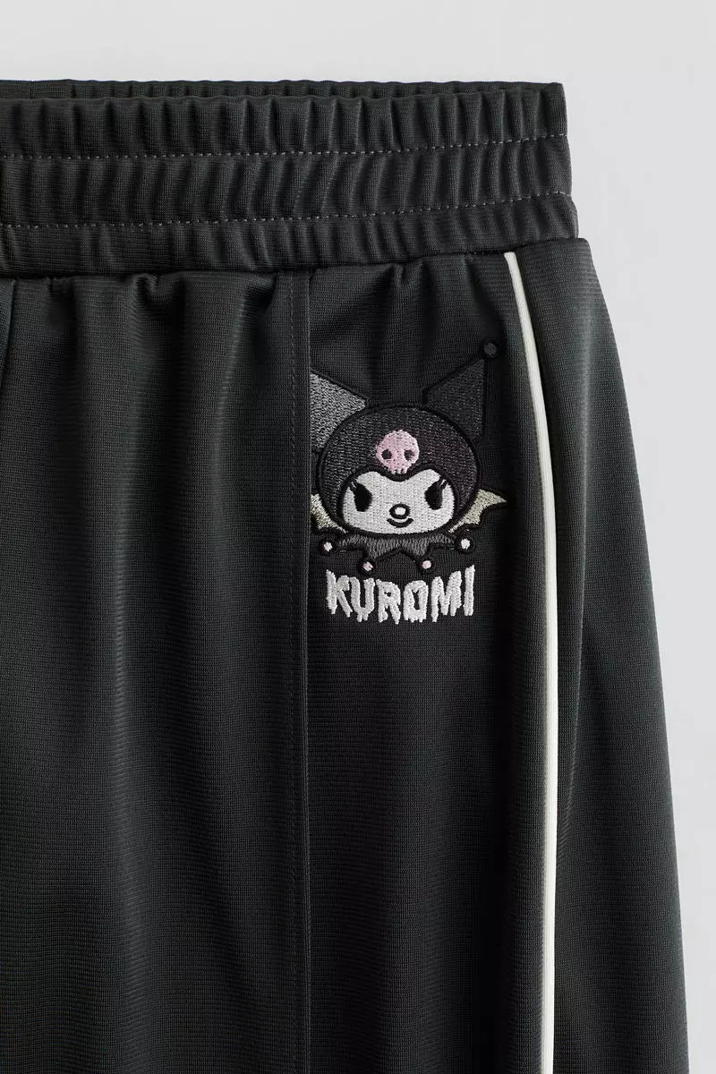 Wide-leg track pants