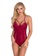LYCKA red LEB7116-Lady Sexy One Piece Bodysuit-Red 08D87US3BBDFF8GS_1