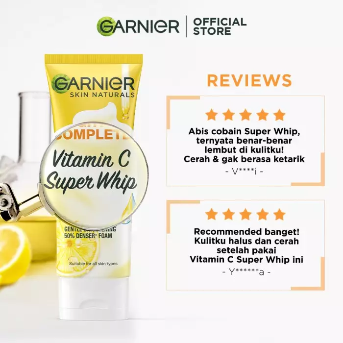 Garnier Bright Complete Whip Foam 100ml