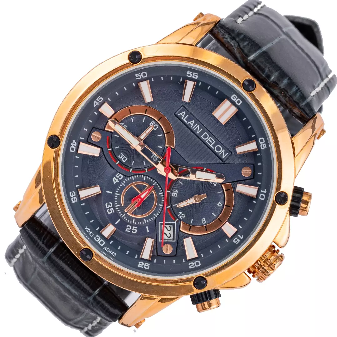 Jam Tangan Alain Delon Jam Tangan Pria AD443-1585C Original