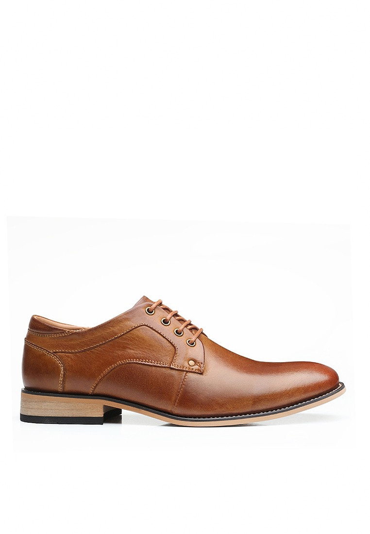 VANSA Leather Stitching Oxford Shoes VSM-F8805