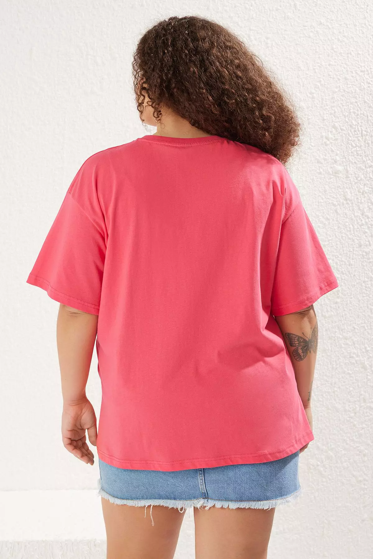 Plus Size Cotton Oversized T-Shirt