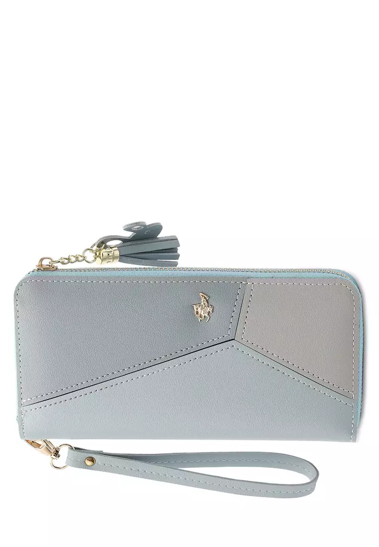 Women's Clutch Purse / Wallet (Dompet Wanita dengan Gelang) - Biru