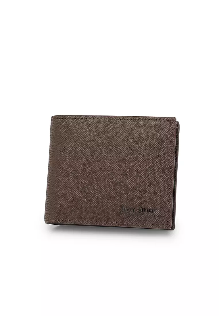 Men's Genuine Leather RFID Blocking Wallet  (Dompet Pria Kulit Genuine RFID Blocking) - Cokelat