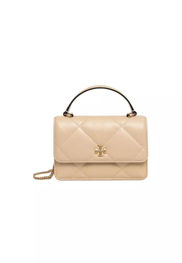 Tory Burch ベージュかごバッグ Tory Burch Kira Women's Shoulder Bag in Beige 158326 2026 | Buy