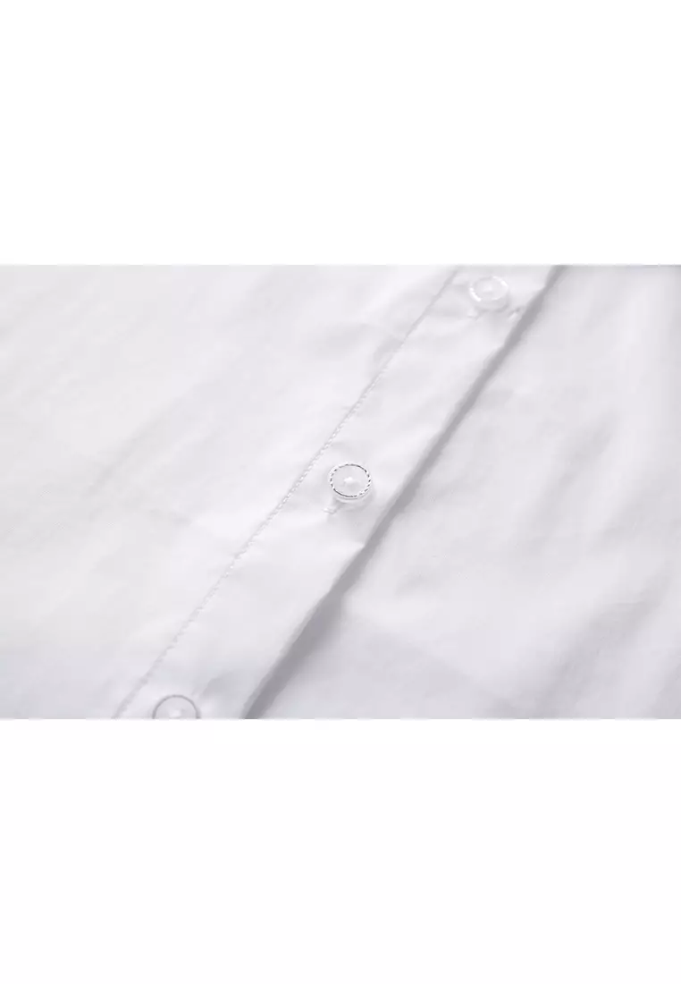 Buy Hopeshow Summer Formal Short Sleeve Shirt with Short Tie Design ...