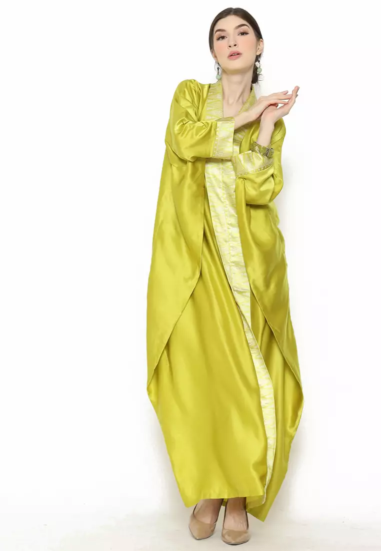 Kanzi Exclusive Long Sleeve Songket Kaftan