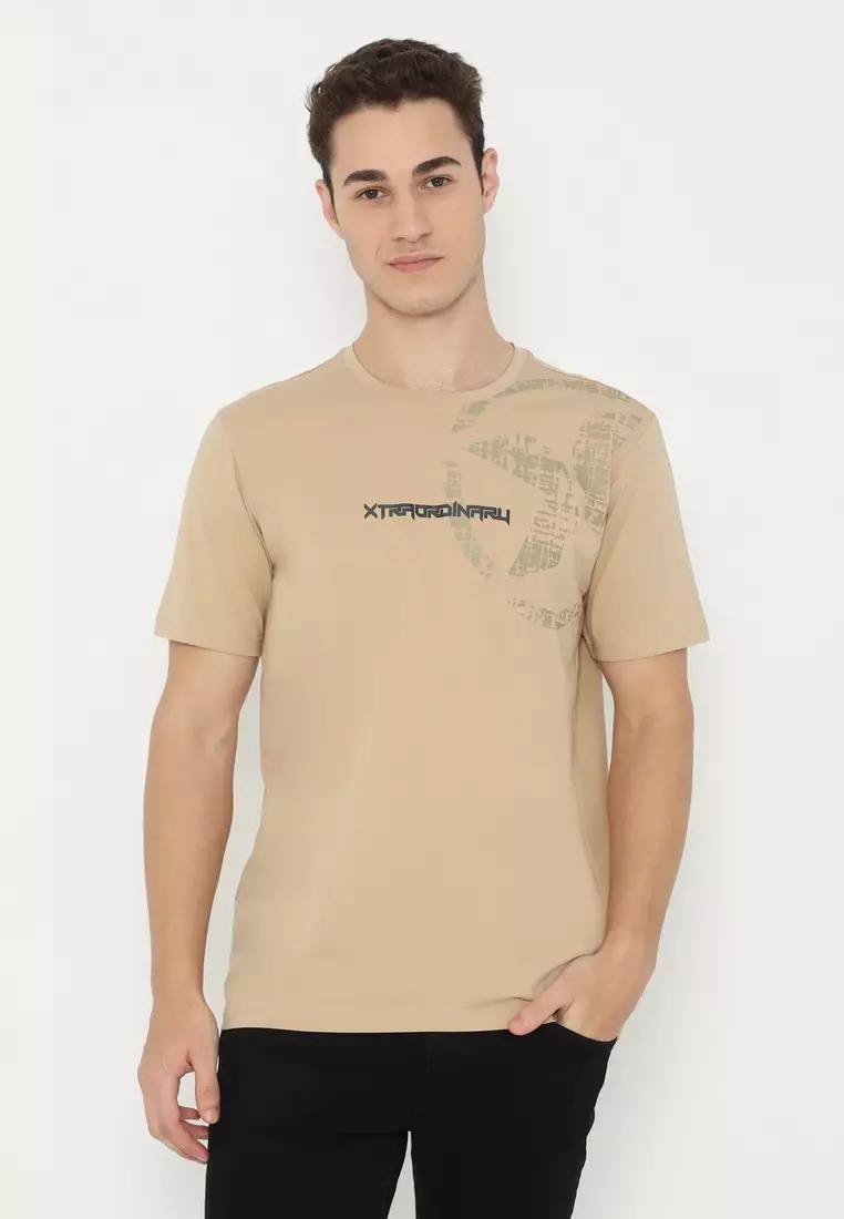 XTRAORDINARY T-Shirt Cotton Spandex Pria 48064