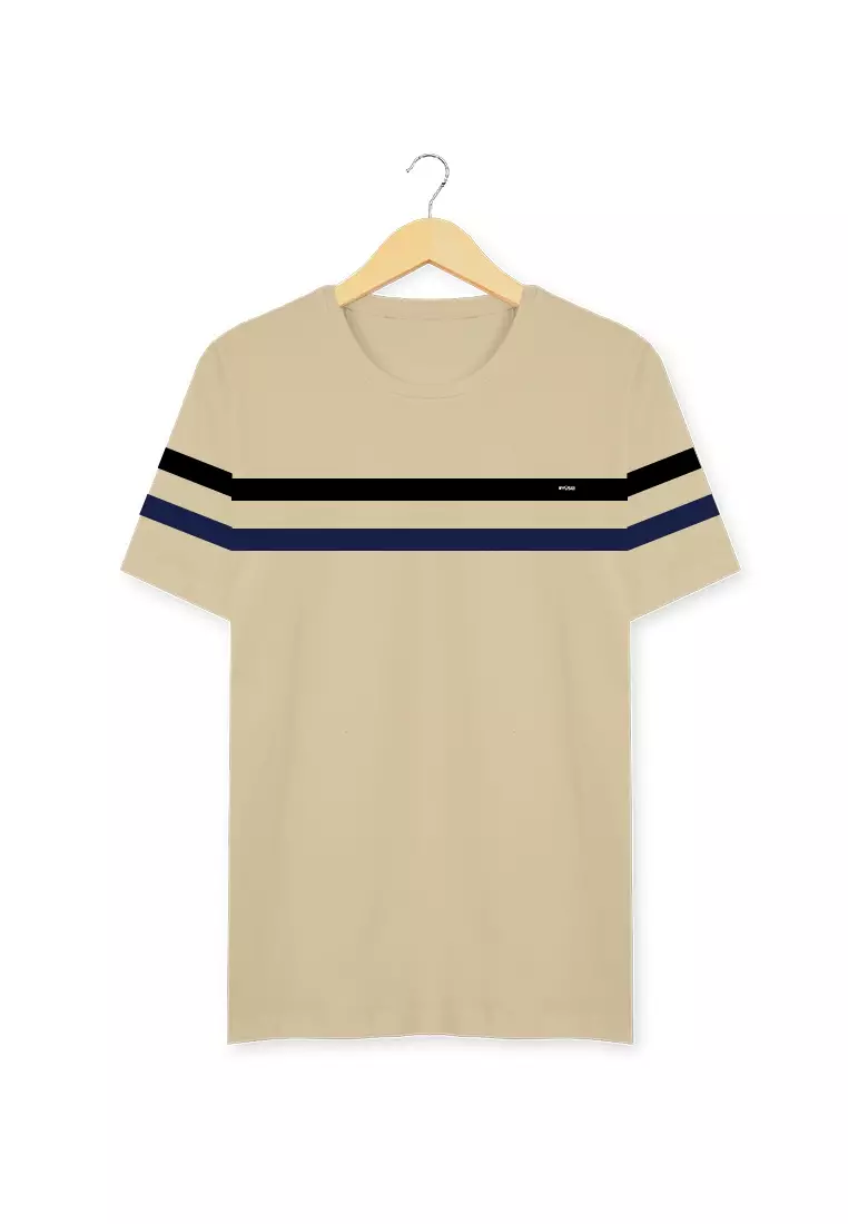 Ryusei Kaos Pria Yagaki CMB Light Brown