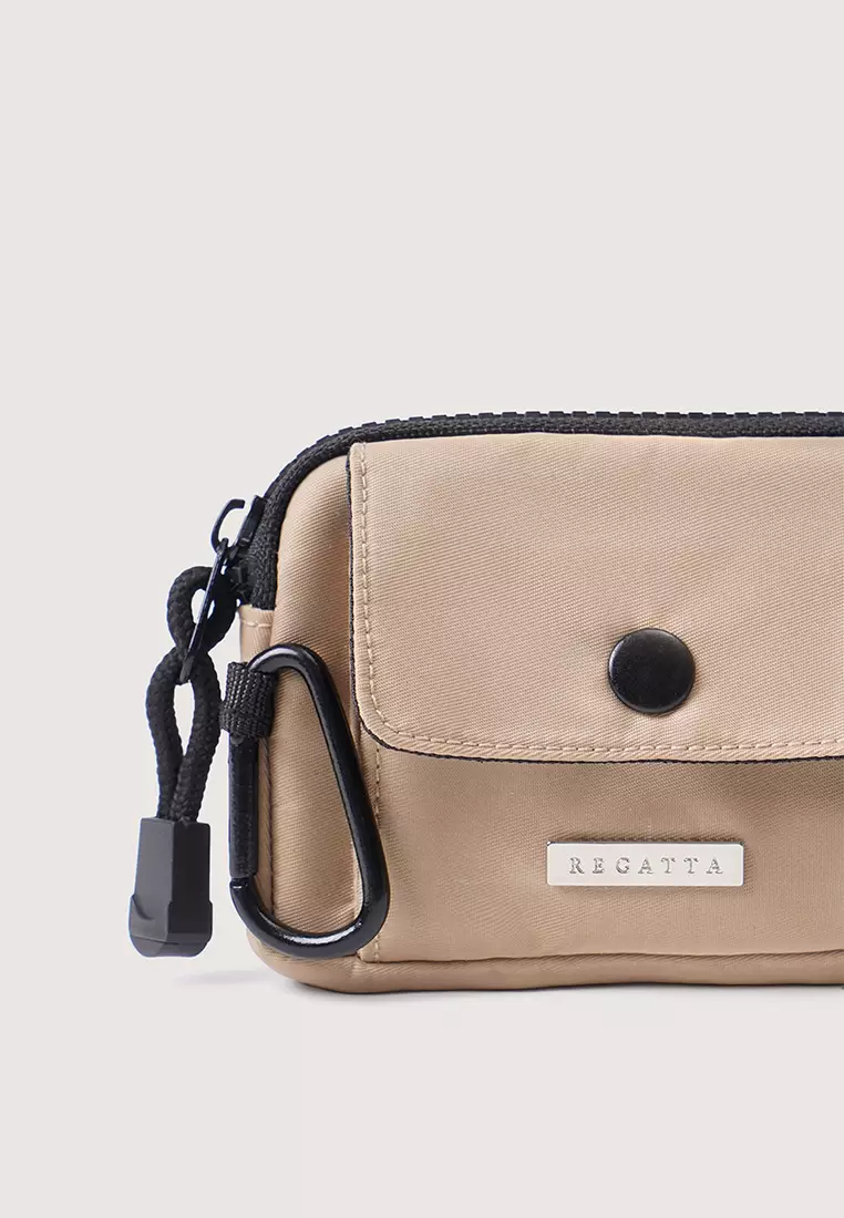 Compact Coin Purse With Carabiner