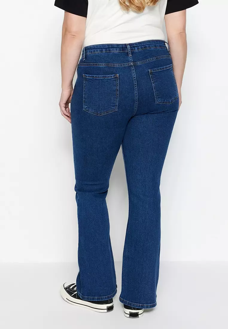 Buy Trendyol Plus Size Wide Leg Jeans 2024 Online