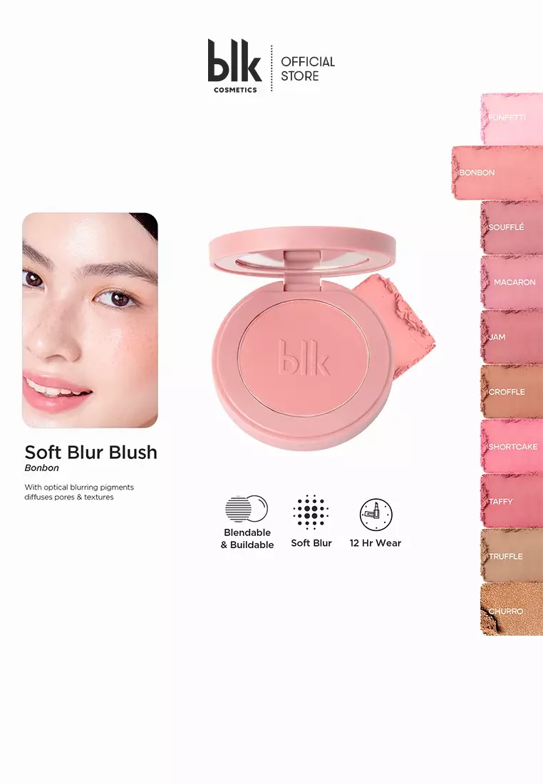 Discount on blk cosmetics  shoes - SKU: Blk Cosmetics Soft Blur Powder Blush Bonbon