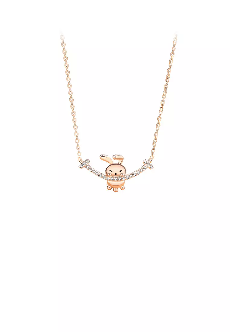 Rabbit pendant clearance necklace