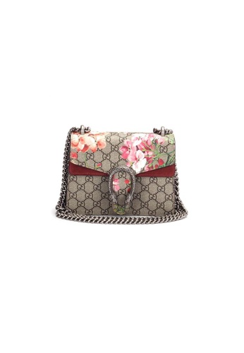 Pre-Loved gucci Gucci Mini GG Supreme Blooms Dionysus Shoulder Bag in beige coated/waterproof canvas 2021 | Buy Gucci Online | ZALORA Hong Kong