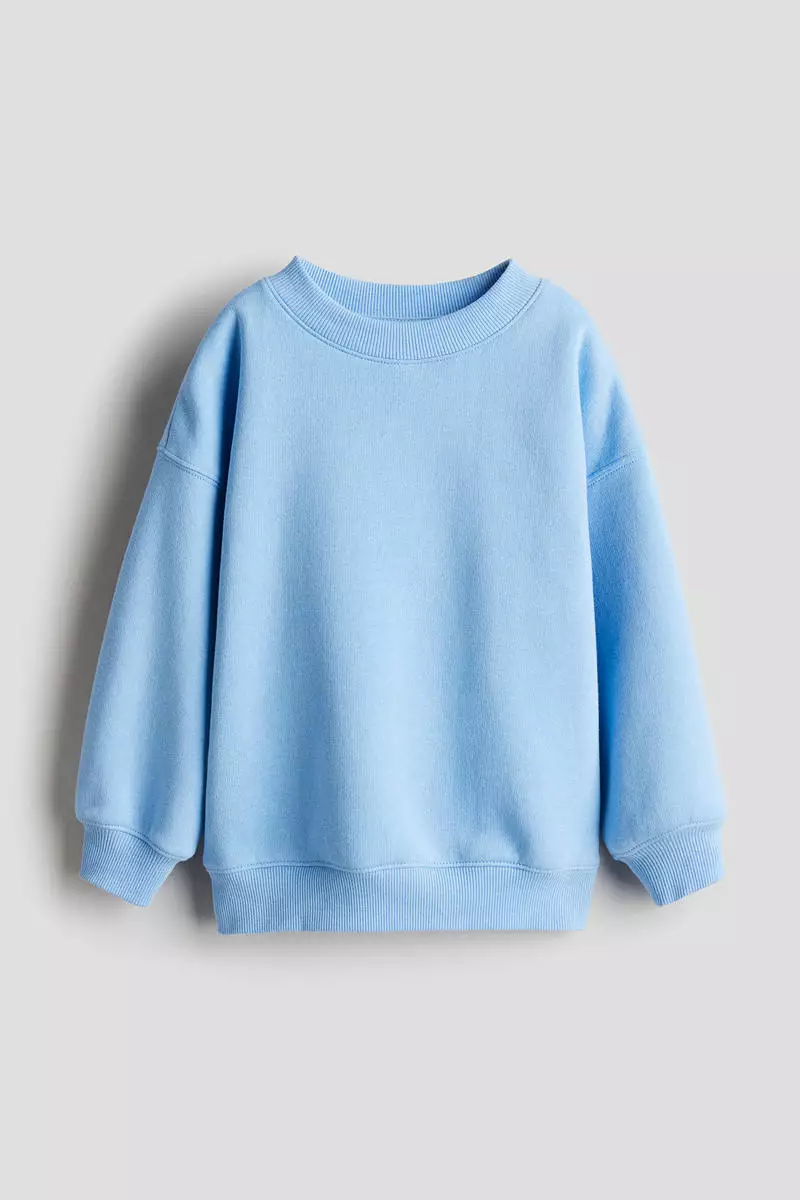 Oversized brushed-inside sweatshirt