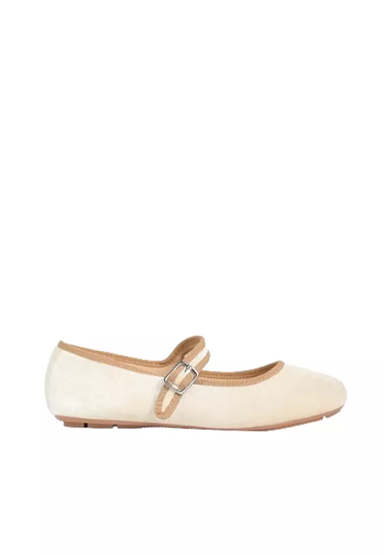 Discount on Happy2U  shoes - SKU: Nikki Ballerina Suede Flats