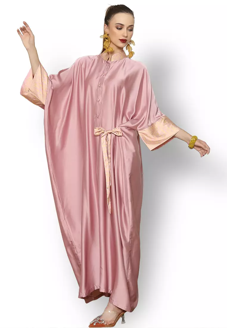 Kanzi Exclusive Long Sleeve Songket Kaftan