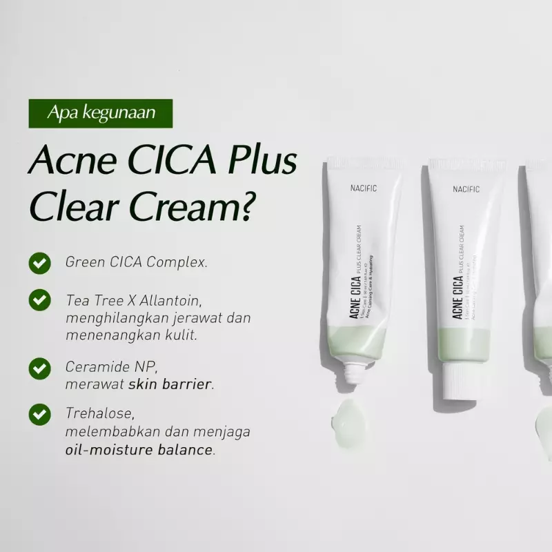 NACIFIC Acne Cica Plus Clear Cream 50 ml