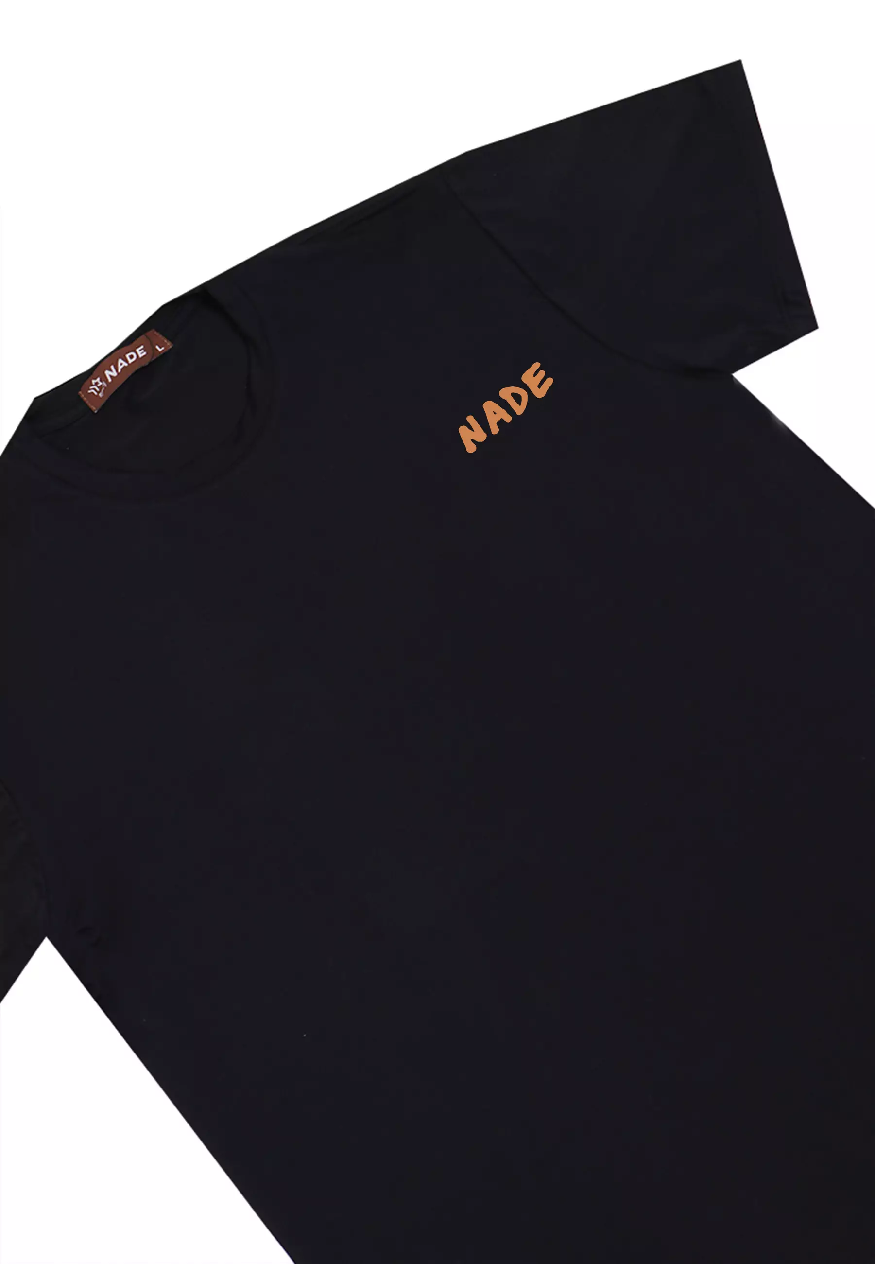 NTD07 kaos stretch anti kusut cepat kering distro pria nade marker hitam