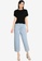 G2000 black Loose Tee with Shoulder Pleat Detail C5C10AAE3194E0GS_4