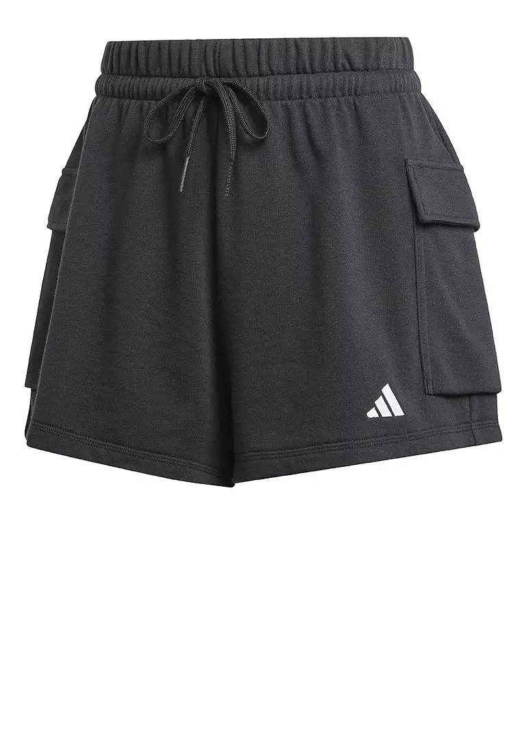 Essentials Small Logo French Terry Cargo Shorts