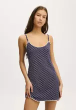 Navy Vision Stacy Polka Dots