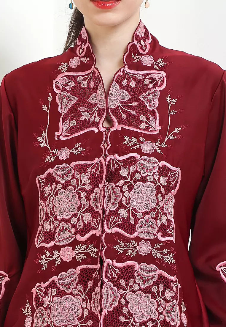 Embroidery-Manual KBY 7/8-Sleeve>WindowFloral