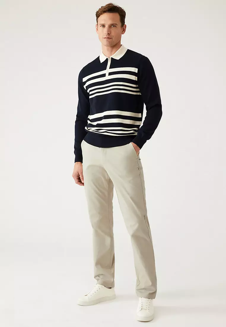 Regular Fit Stretch Chinos