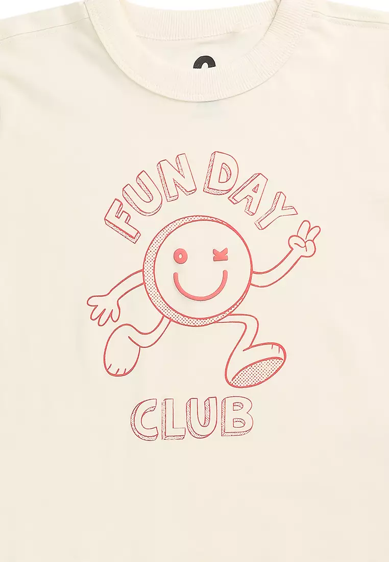 Poppy Oversized Graphic Print Tee