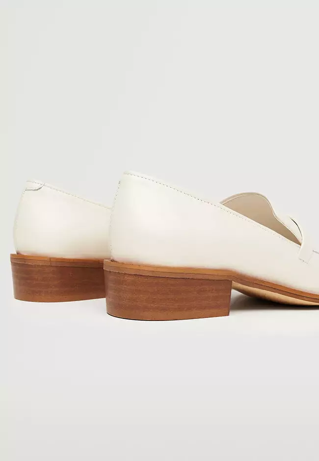 Leather Pointed Loafers