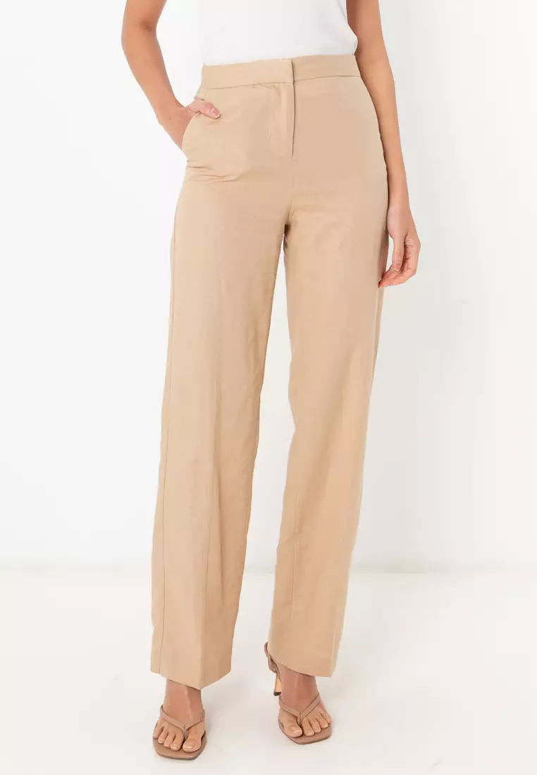 安心★関税込み★ZARA★STRAIGHT SOFT TROUSERS SOFT STRAIGHT-LEG TROUSERS - Anthracite grey | ZARA Australia