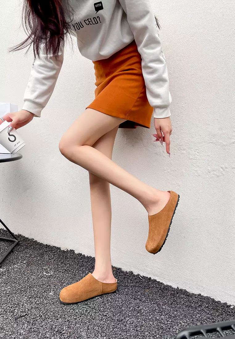 Cow Suede Slipper WW959-19