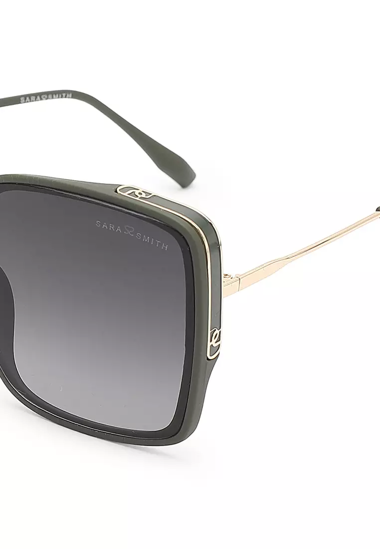 Unisex Fashion Sunglasses - Sand Mud Green