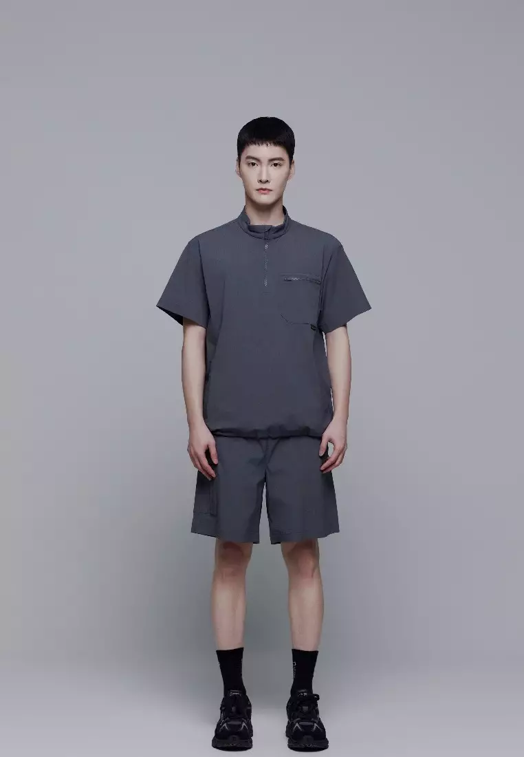 男女同款FIOTOS短袖Anorak輕便運動外套