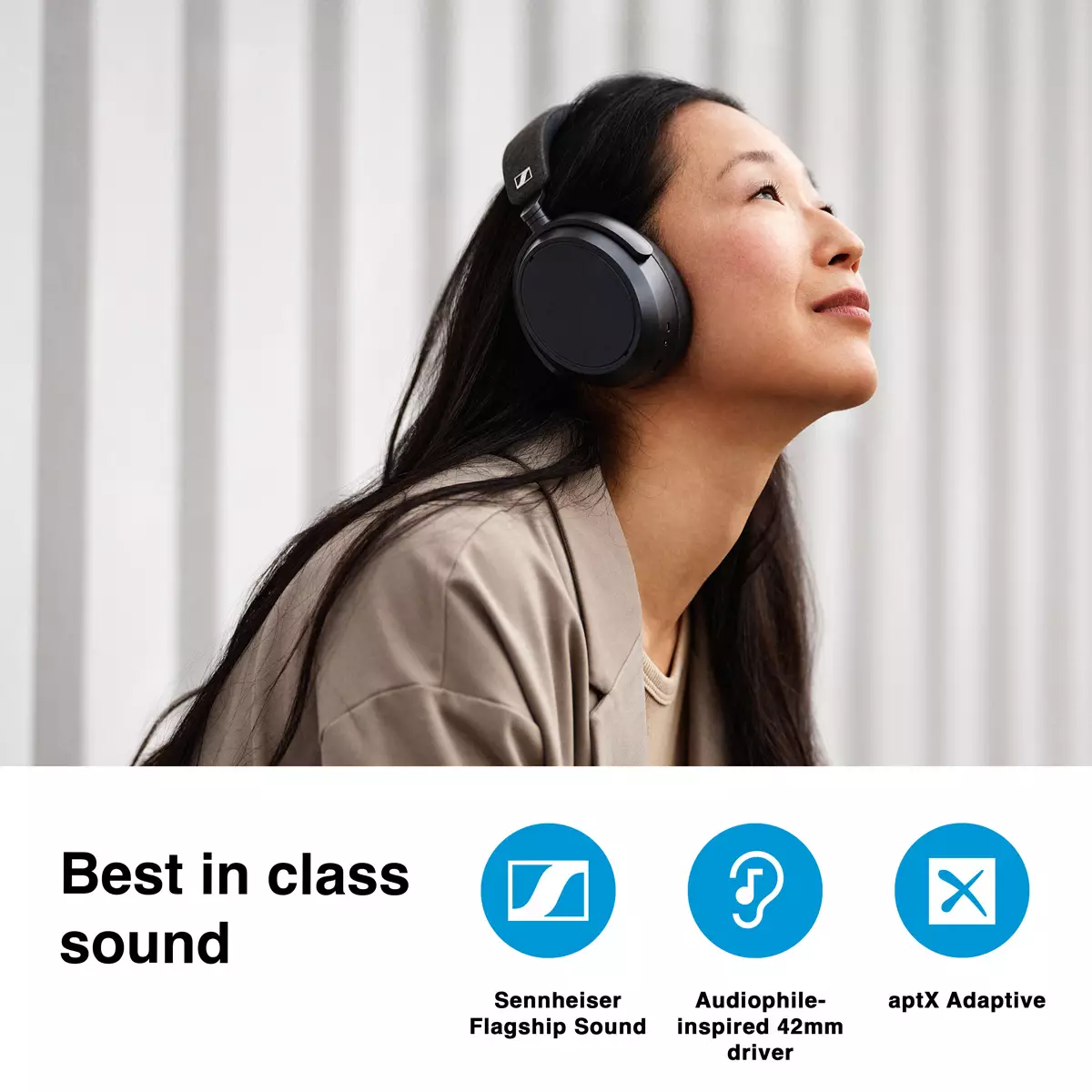 Jual SENNHEISER SENNHEISER Momentum 4 Denim Wireless Headphones Original 2025 ZALORA Indonesia