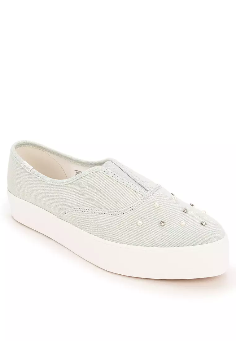 Discount on Keds  shoes - SKU: Point Slip Denim Sneakers