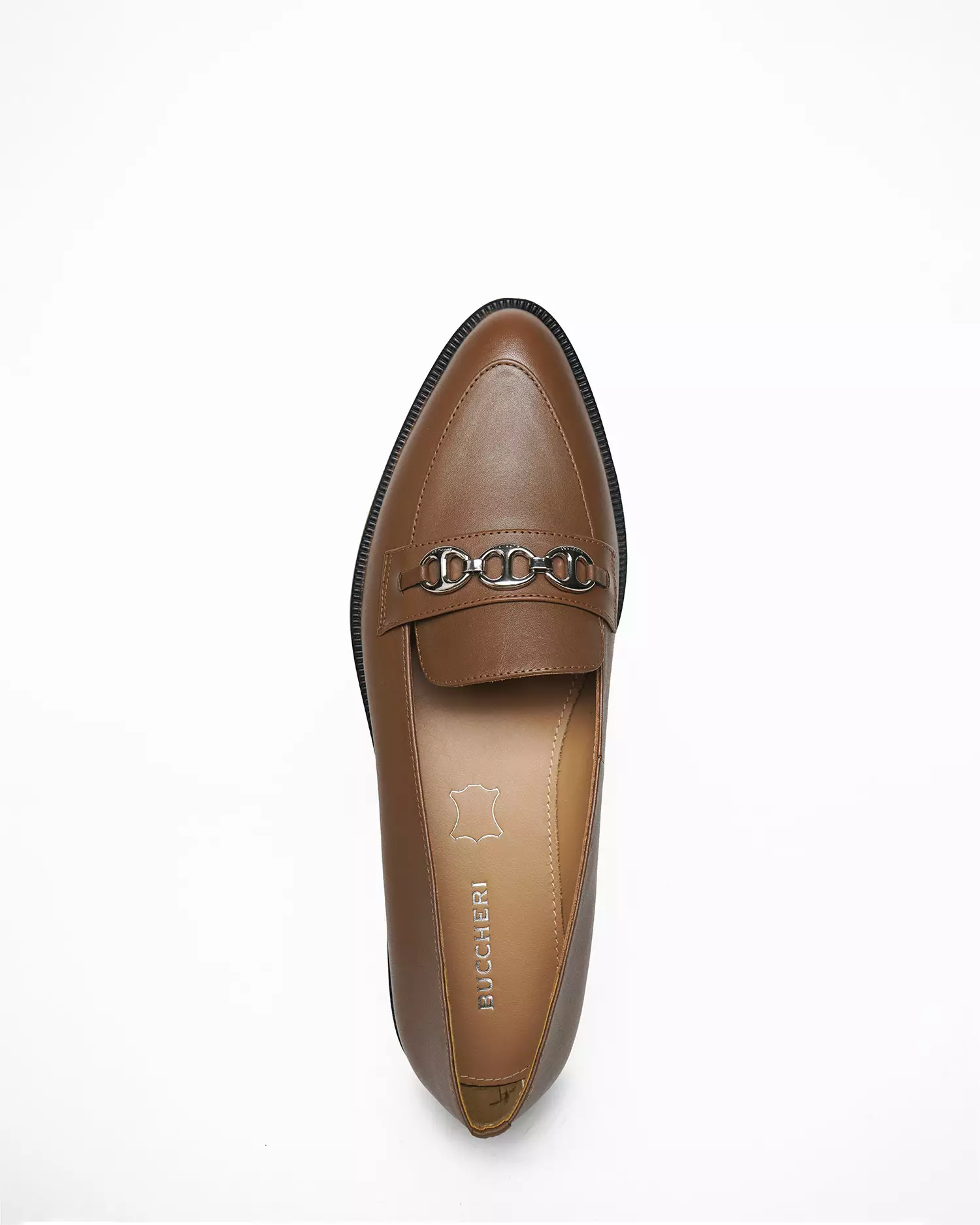 Buccheri Glykeria Flats Women Caramel