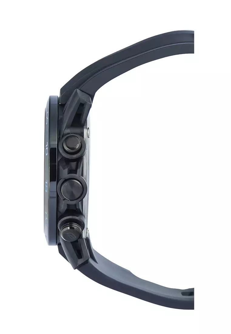 Casio Edifice Sospensione ECB-40MP-1A Jam Tangan Analog Digital Pria Smartphone Link - Black Resin Band